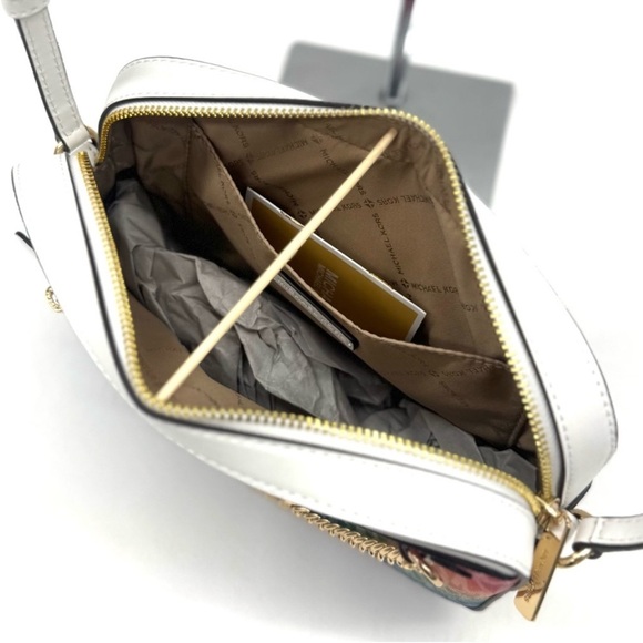 Michael Kors Jet Set Large Rainbow Signature Logo Crossbody Bag Rainbow - Picture 8 of 12